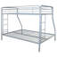 Lit superposé simple argenté sur lit double Long Beach-130483504-130483507