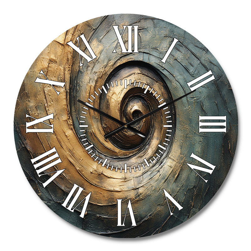 Horloge murale tourbillon bronze, Médium