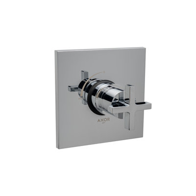 AXOR Citterio Pressure Balance Trim- Cross Handle in Chrome