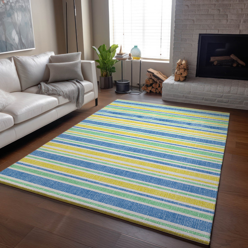 Premium Machine Washable Mayfield AMF531YE, Rectangle 5' x 7'6"