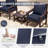Outdoor Deep Seating Cushion Set Indoor And Outdoor Seat / Back Cushion, Available In 4 Sizes-929802337-929802339