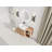 Wall-Mounted Bathroom Vanity With Ceramic Art Sink-686979504