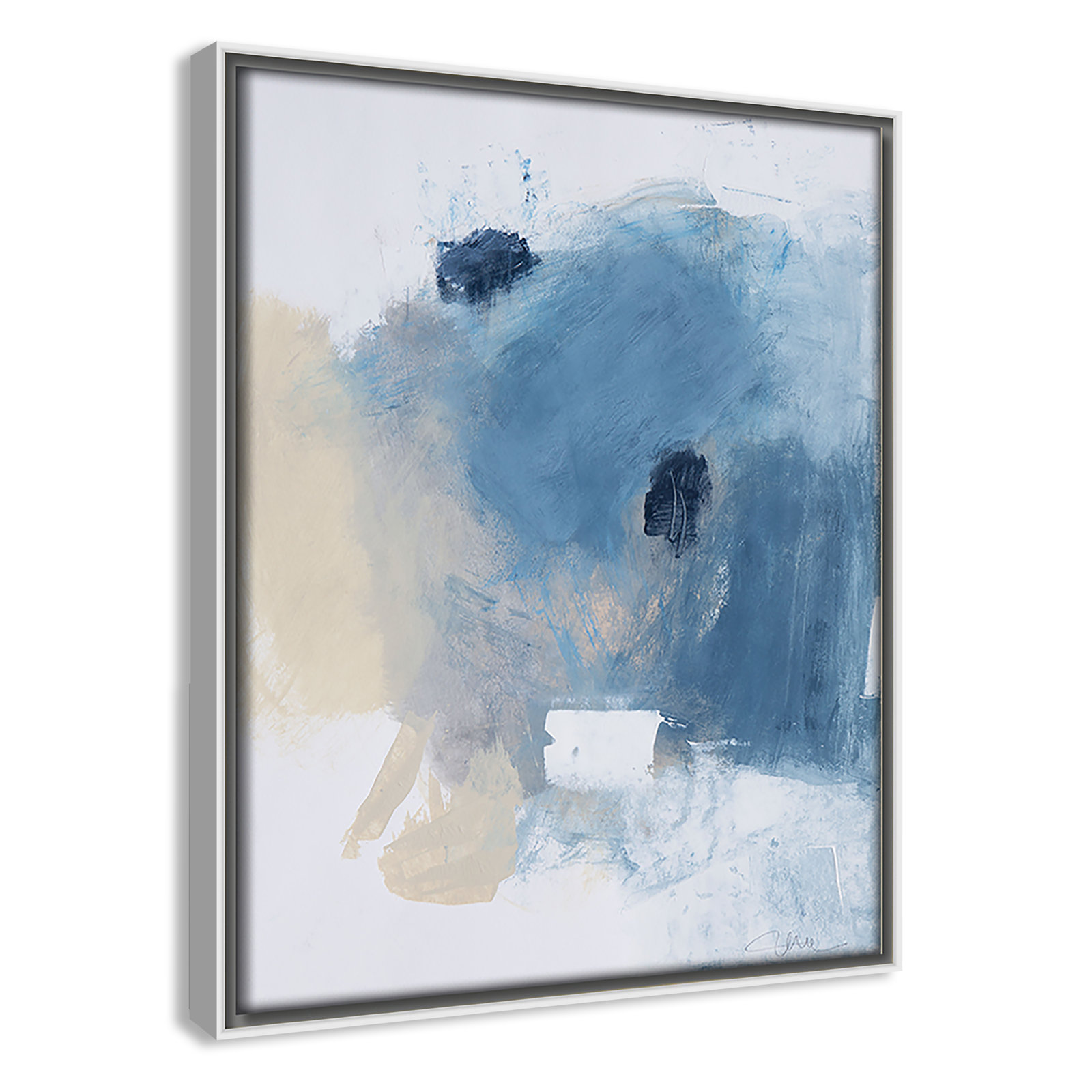 Coastal Carnival I Print by Casa Fine Arts, No Mat, 11.5" H x 9.5" W x 2" D, White Floater Framed Canvas