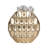 Modern Metal Textured Oval Vase-369702955-361166970