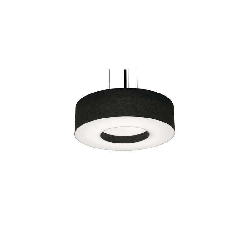 - Light White Drum Pendant, No, 40.75" H x 12.25" W x 12.25"D