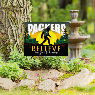 Enseigne de jardin Green Bay Packers, Bigfoot