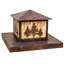 Rustic Lodge LED Pier Mount Light