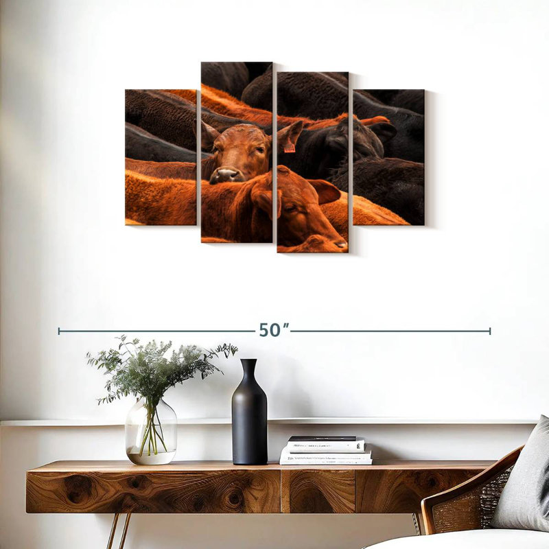 Brampt Beef Cattle, 22" H x 36" W