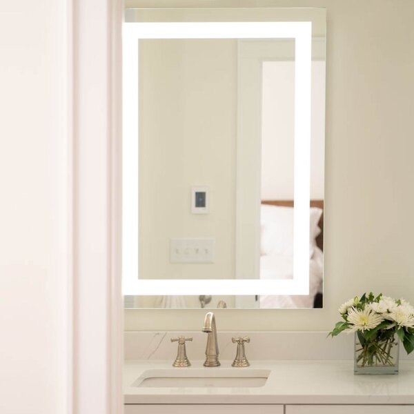 Séura Allegro Frameless Lighted Vanity Mirror | Wayfair