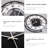Modern Minimalist Silent Wall Clock For Living Room & Dining Room - Nordic Decorative Design With Premium Look