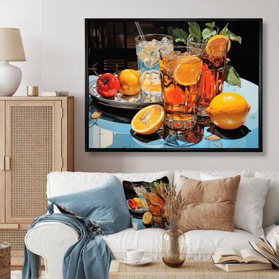 Cocktail Symphony III sur impression sur toile