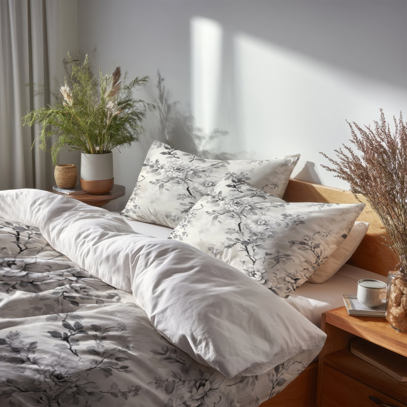 Ensemble de literie 3 pièces French Country, Housse de couette très grand et 2 très grandes t