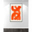 «Orange Strokes Print» par Haniff-129155899-129155848-129155834