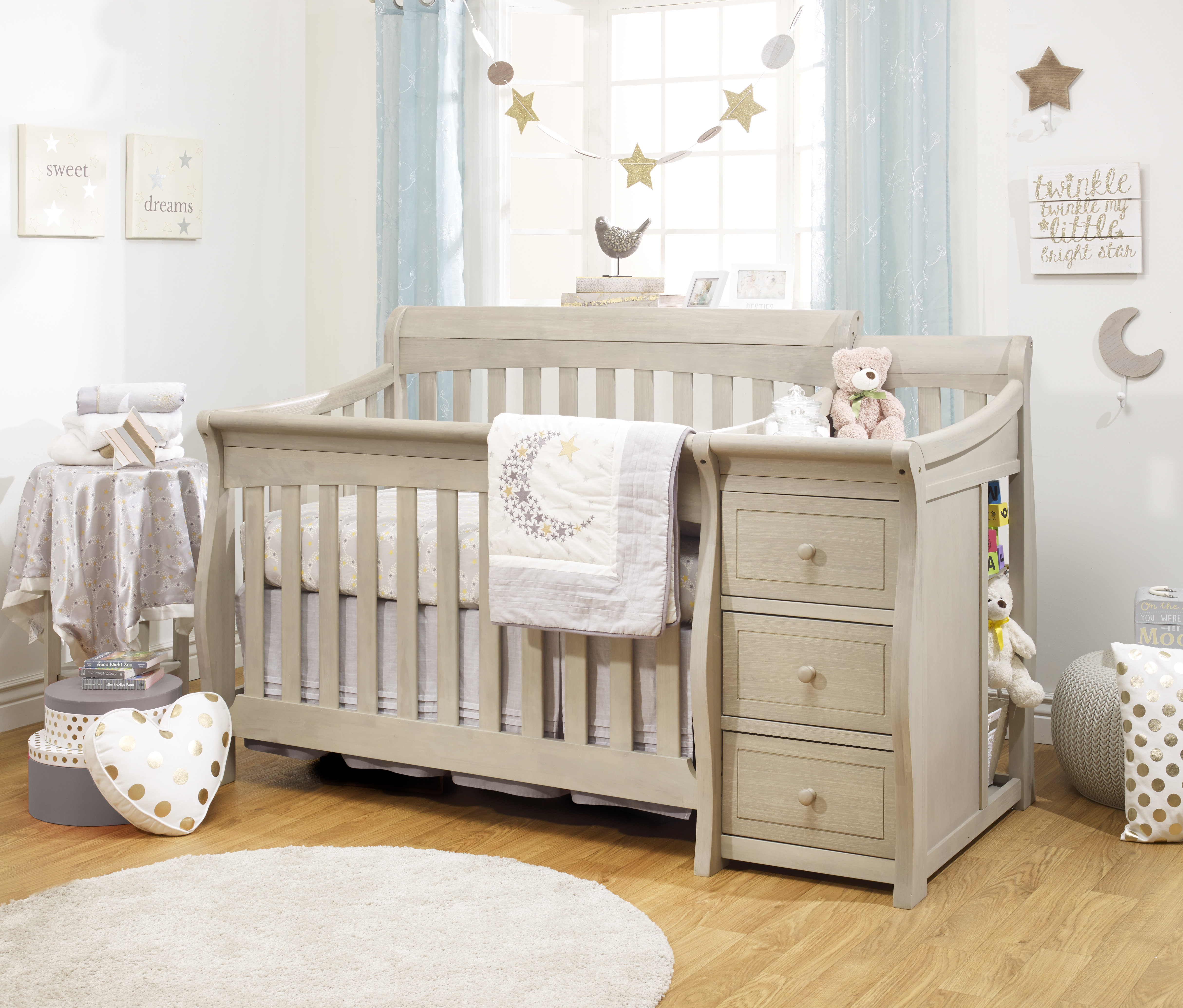 Sorelle Princeton Elite 4in1 Convertible Crib and Changer & Reviews