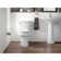 Cimarron® 26.81" Vitreous China U-Shape Pedestal Bathroom Sink with Overflow