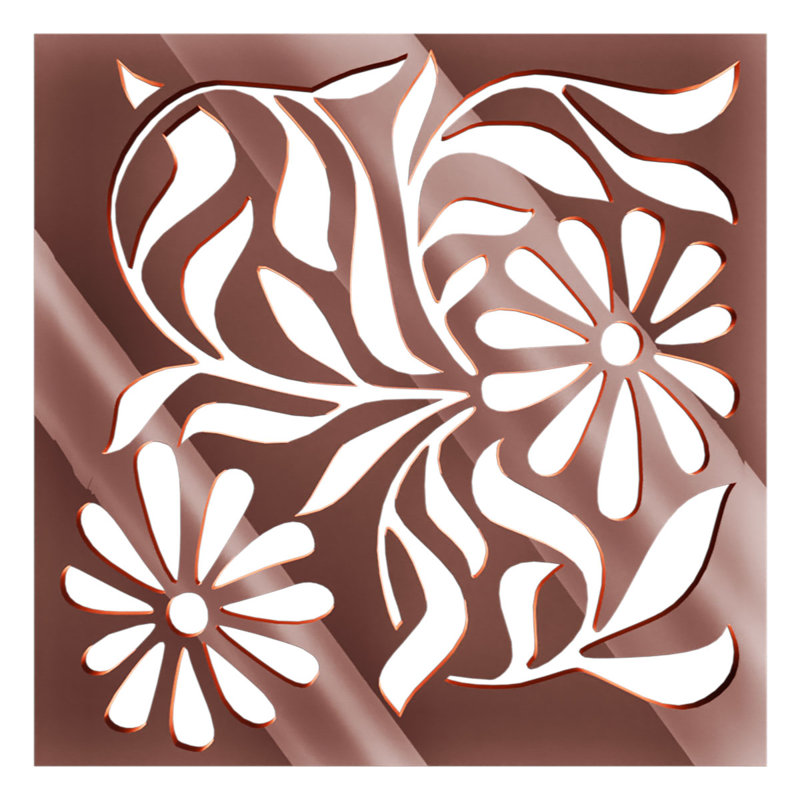 Petits panneaux muraux décoratifs en acrylique Barryton, petit, l 11 3/8 po x H 11 3/8 po x 1/8 po miroir doré