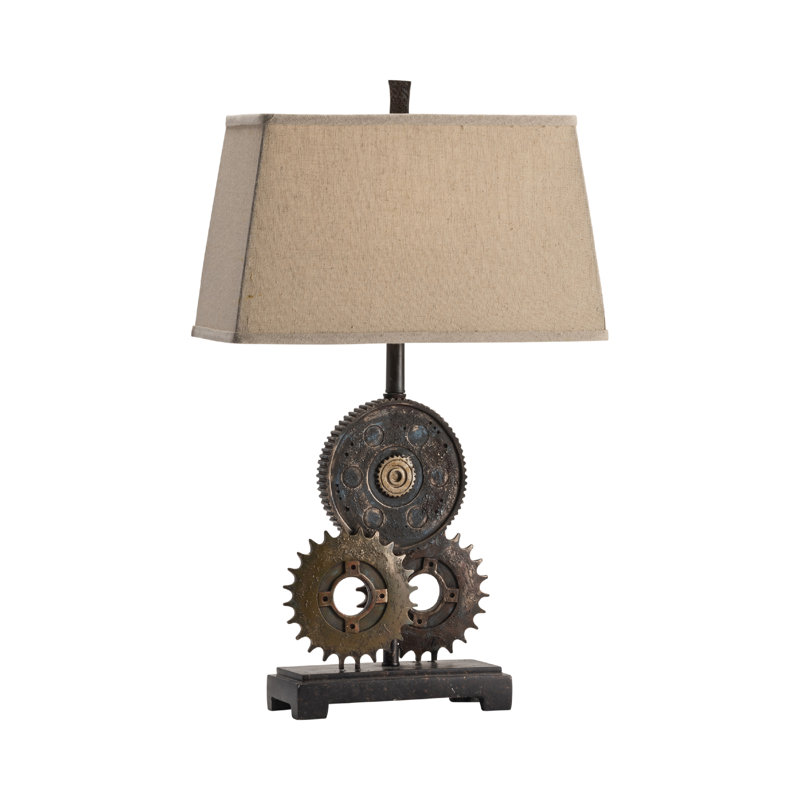 Morita Resin Gears Novelty Table Lamp