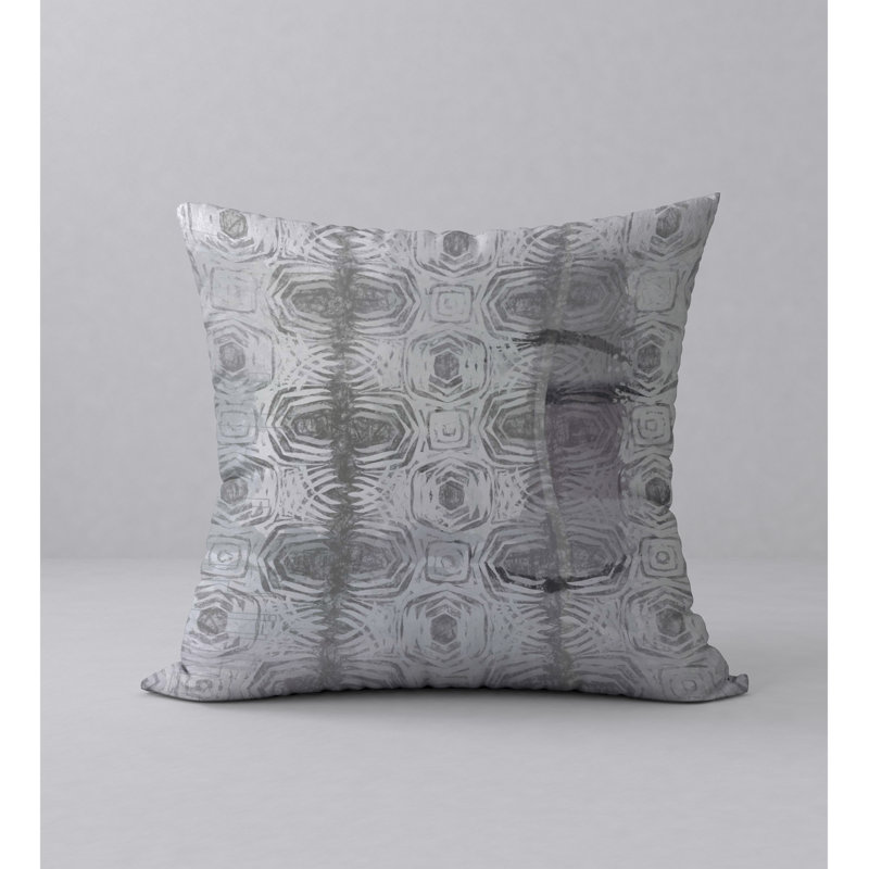 Abstract Reversible Throw Pillow, 24" x 24"