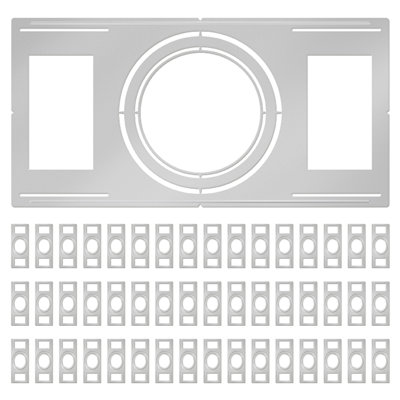 Recessed Light Housing Mounting Plate Bracket - Durable For New Construction & Remodeling