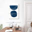 Avery Abstraction I - bleu marine