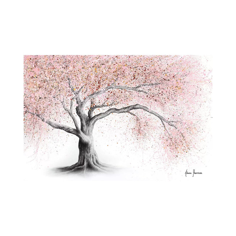 Forever Blossom by Ashvin Harrison - Wrapped Canvas Painting, 20.32 cm H x 30.48 cm W