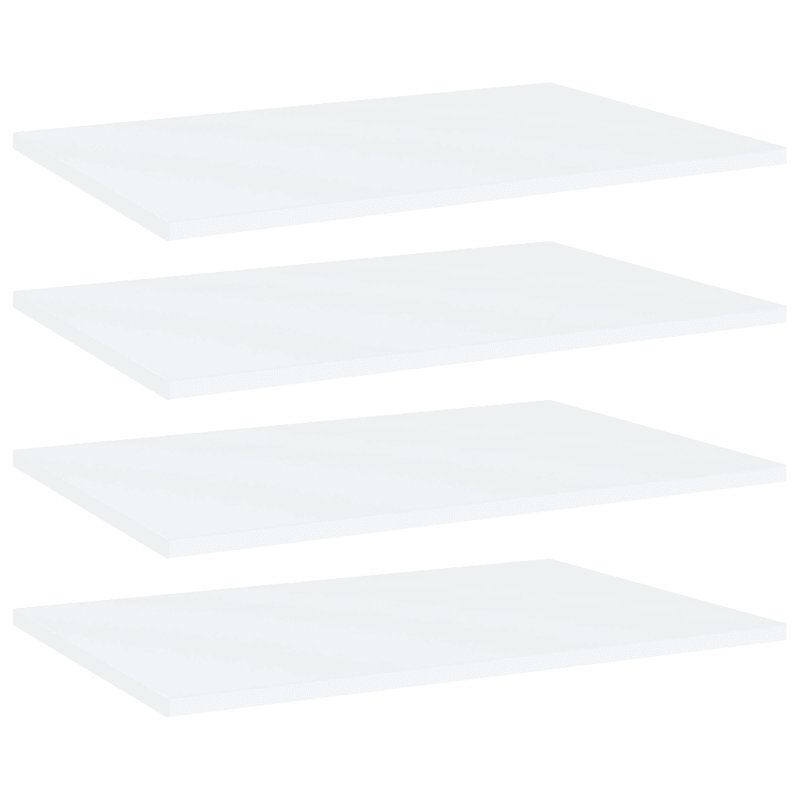 Adiy 4 Piece Wood Bracket Shelf, 1.5cm H x 60cm W x 40cm D, Concrete Grey