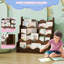 Johnson Wavy Wooden Front Facing Bookshelf-107398883