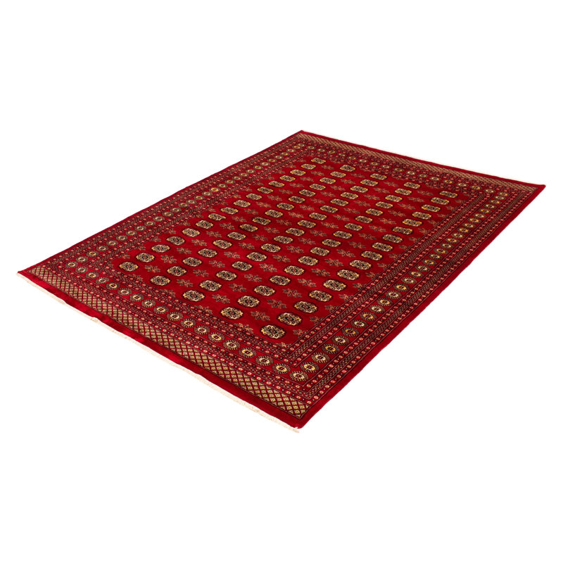Tapis rouge Finha Peshawar Bokhara 8 pi 0 po x 10 pi 2 po