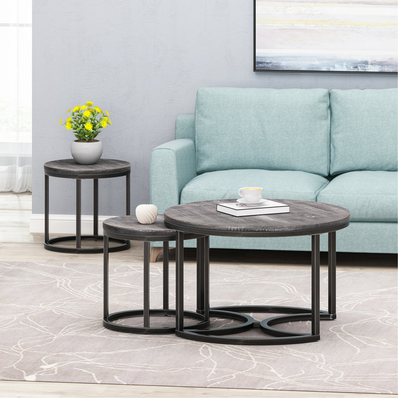 Ensemble de table basse, Gris
