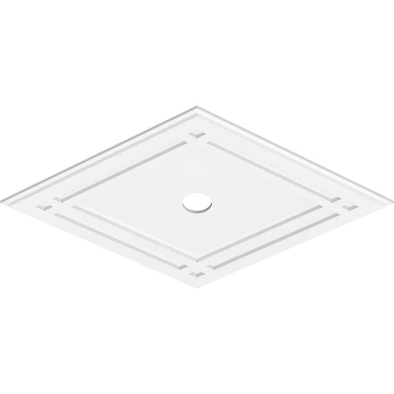 Diamant intérieur 3 po Diamond, H 26,625 po x l 40 po x P 1 po