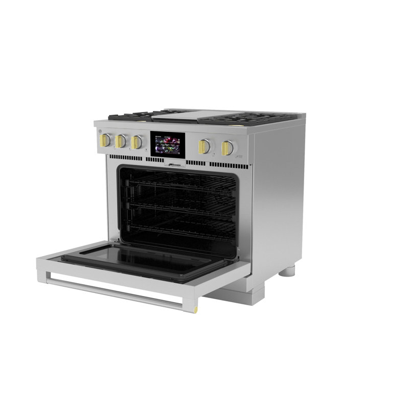 Monogram 36" Dual-Fuel Professional Range with Griddle