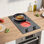Karinear 2 Burners Electric Cooktop 110v, 12''Electric Stove Top with Plug ,2000W High Power Built-in Ceramic Cooktop ﻿ 