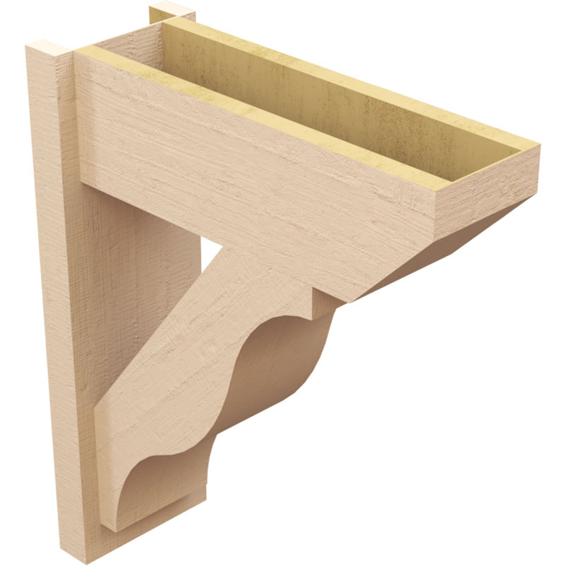 Bois de cèdre brut Funston Slat, H 26 po x l 8 po x P 22 po