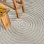 Michoel In- & Outdoor Scandi Modern Boho Grey Area Rug-117991794