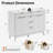 48'' Free Standing Double Bathroom Vanity With Engineered Stone Top, Soft-Close Doors-567981214