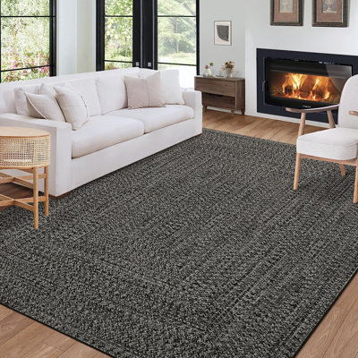 Abstract Washable Area Rug