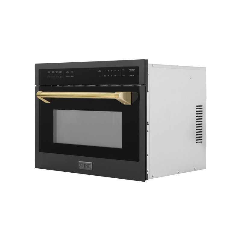 Four à micro-ondes à convection intégré de 24 po 1,6 pi³ 1000 W avec capteur de cuisson, Or