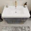 Ensemble de meuble-lavabo simple 36 po avec tiroirs et portes-70381360