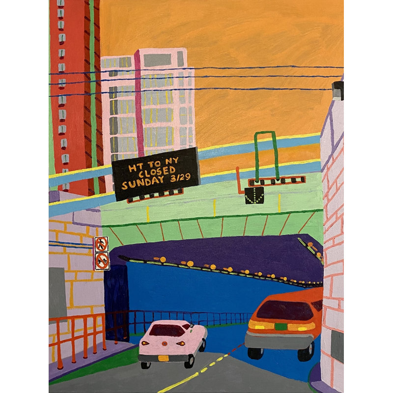 Holland Tunnel Entrance Print by Sue Graef, Wrapped Canvas, 32" H x 24" W