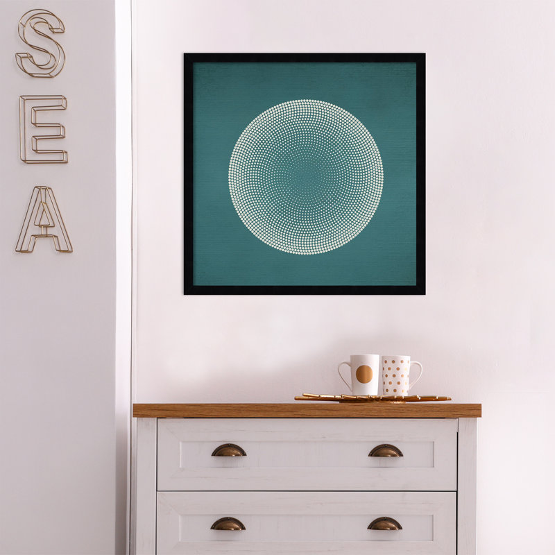 Circles by Incado, Black, 21" H x 21" W x 1" D