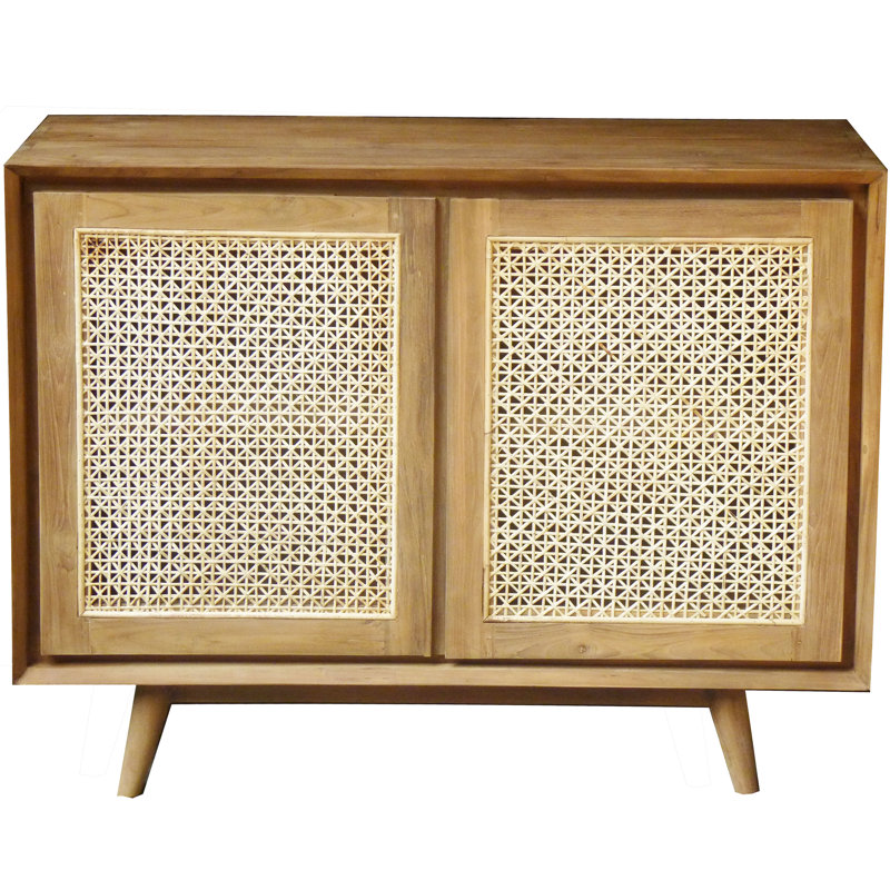 Solid Wood Freestanding Bathroom Cabinet