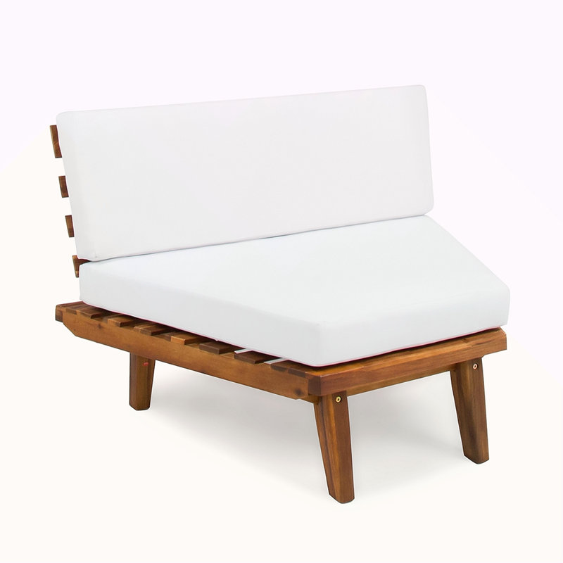 CANAPÉ CONER + TABLE, Blanc