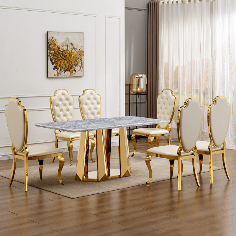 Table de cuisine polyvalente élégante