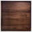  20" Square Solid Black Walnut Wood Ottoman Serving Tray with Handles