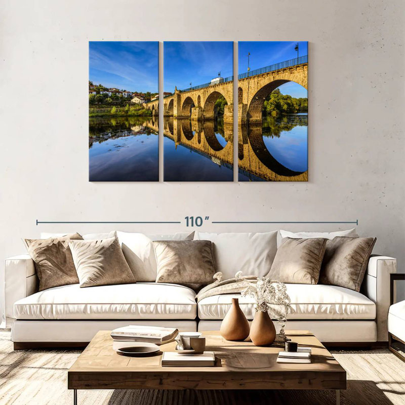 Pont Ponte Da Barca, H 48 po x l 74 po