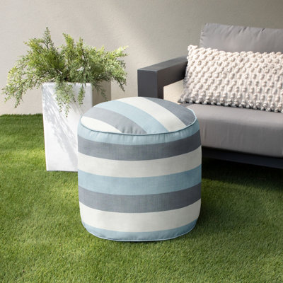 Repose-pieds d'extérieur rembourré Brunk avec coussin Sunbrella®