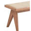 Banc en rotin et finition naturelle Velentina