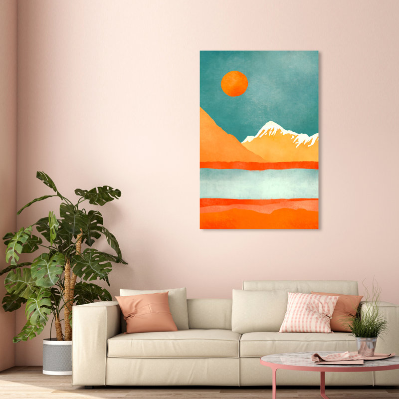 A View to the Mountains - Reproduction d'art sur toile, Toile tendue, H 54 po x l 36 po