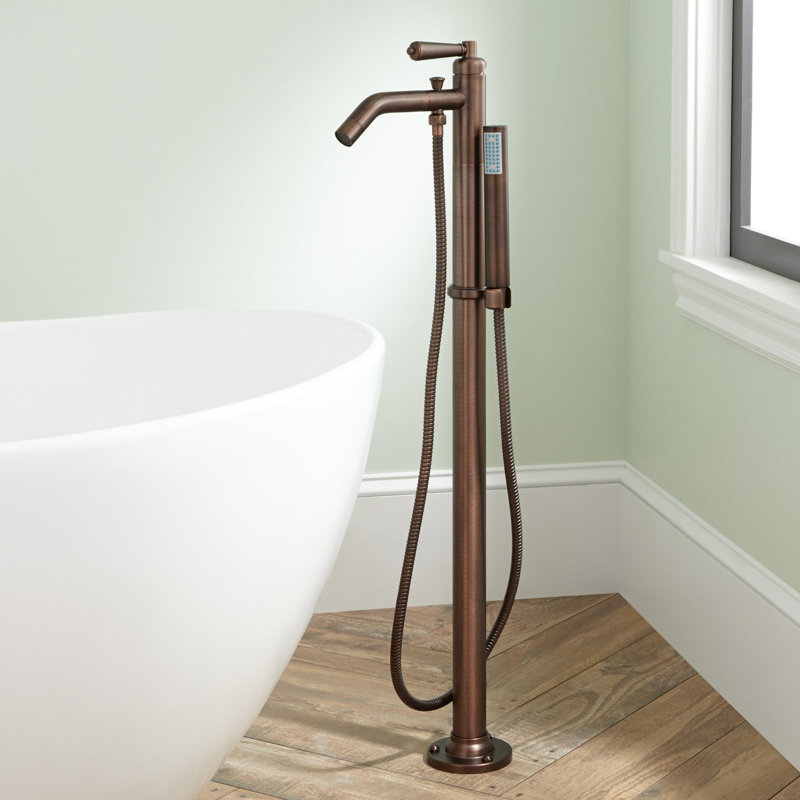 Napier Freestanding Tub Faucet and Hand Shower, Oil Rubbed Bronze