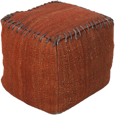 Binns 18" Wide Square Pouf Ottoman by The Twillery Co.